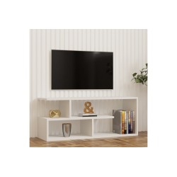 Meuble TV Lisa  blanc 100x29,5x40 cm