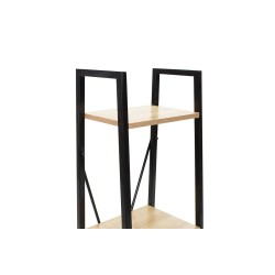 Bibliothèque  IRINI naturel-noir 34x32,5x148cm