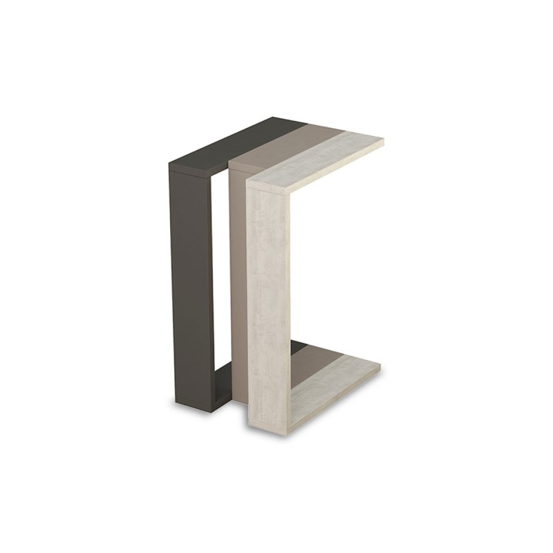 Table d'appoint anthracite 40x30x5cm