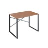 Bureau Zayn couleur noyer - noir 90x60x70 cm