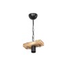 Suspension Plafonnier luminaire 1 lumière E27  Bois  20x10x43cm